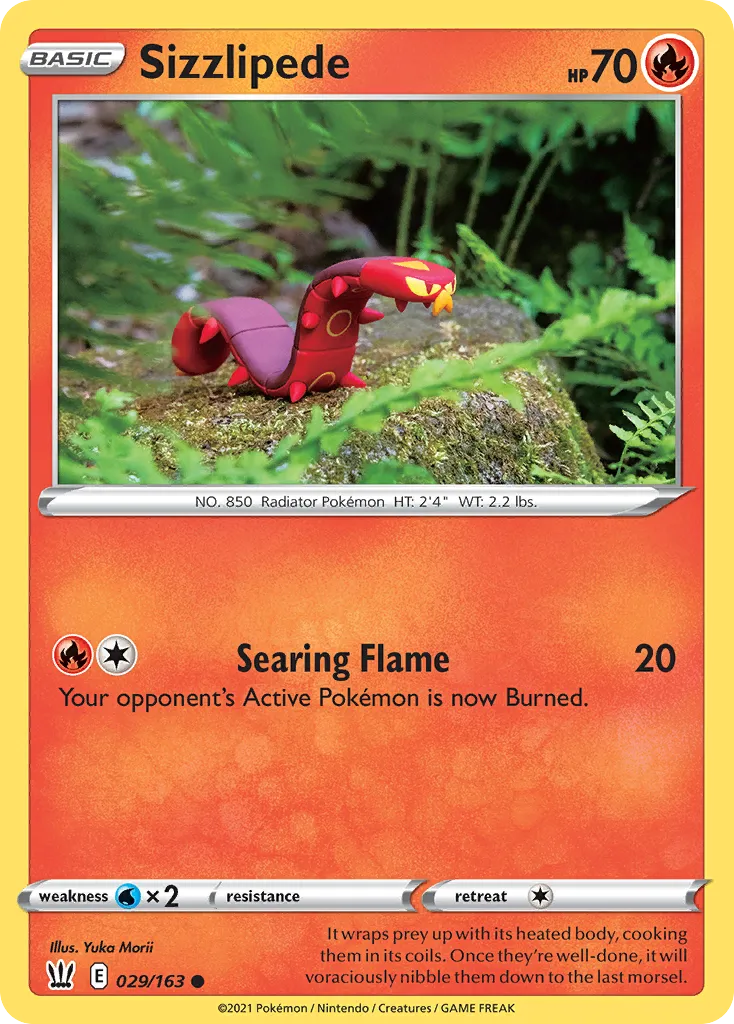 Sizzlipede #29, Battle Styles Reverse Foil