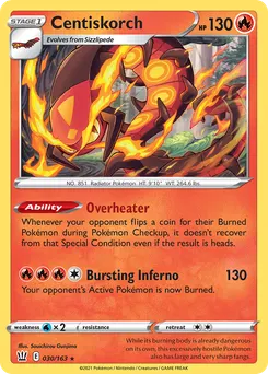 Centiskorch #30, Reverse Foil