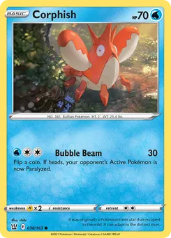 Corphish #38, Reverse Foil