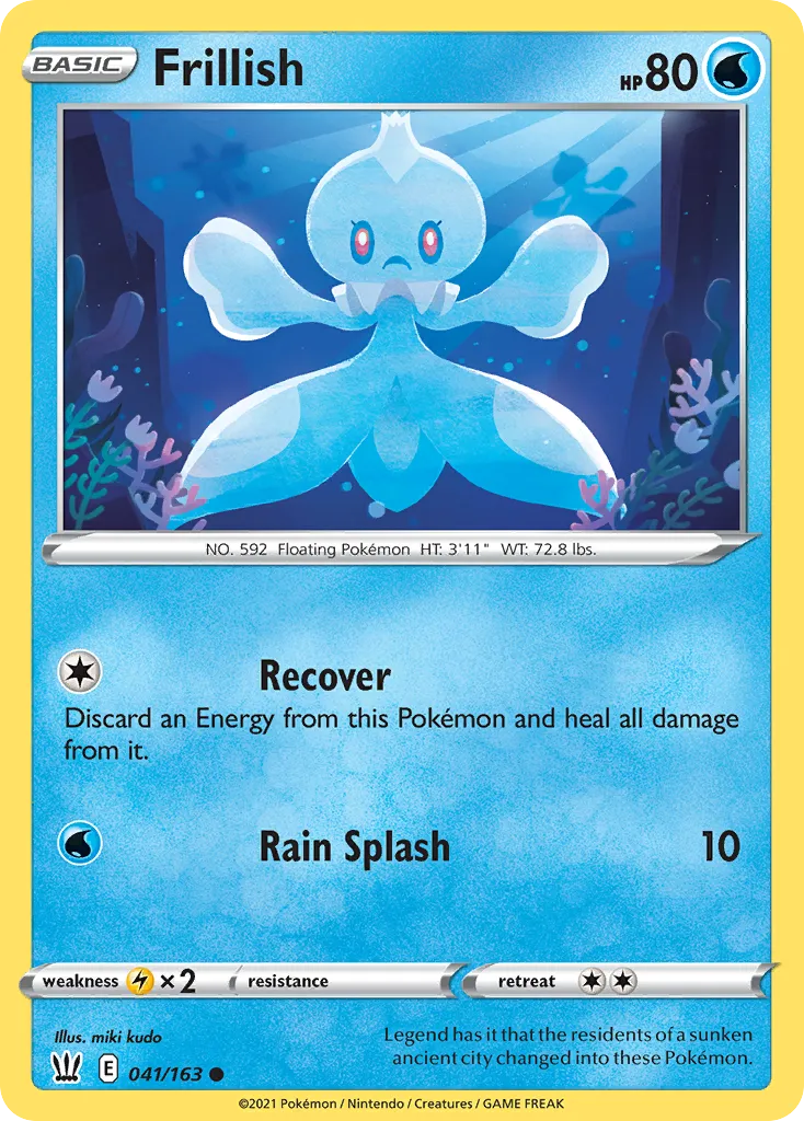 Frillish #41, Battle Styles
