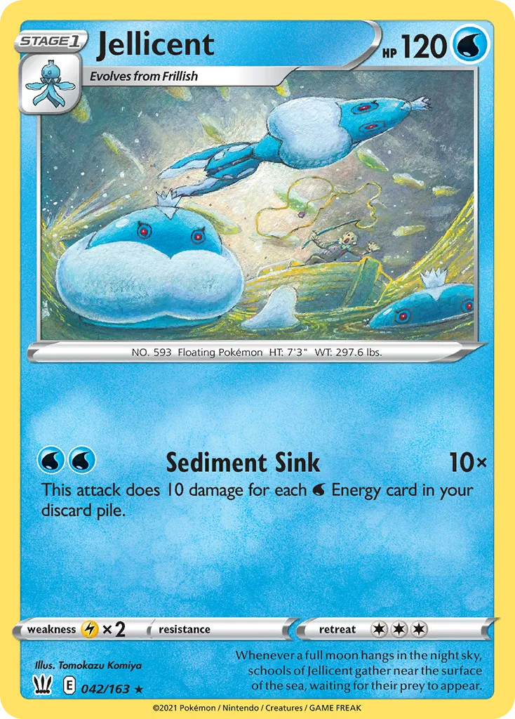Jellicent #42, Battle Styles Reverse Foil