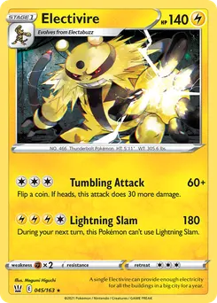 Electivire #45, Reverse Foil