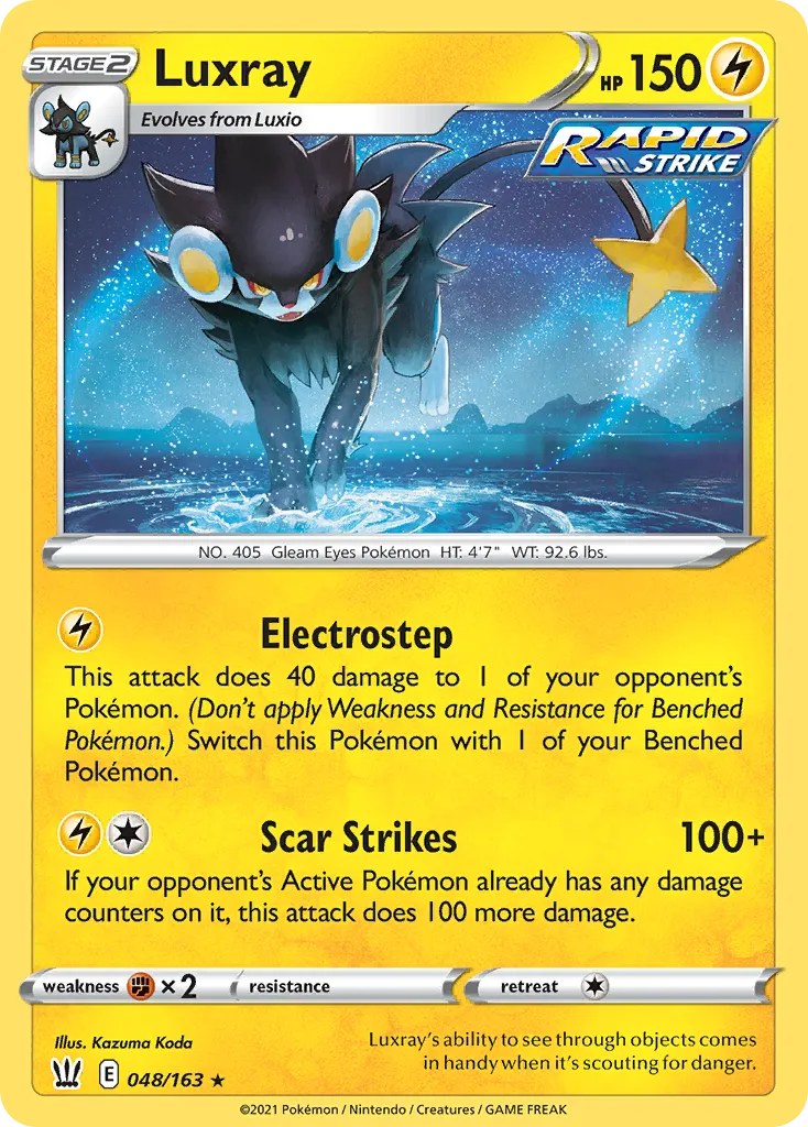 Luxray #48, Battle Styles