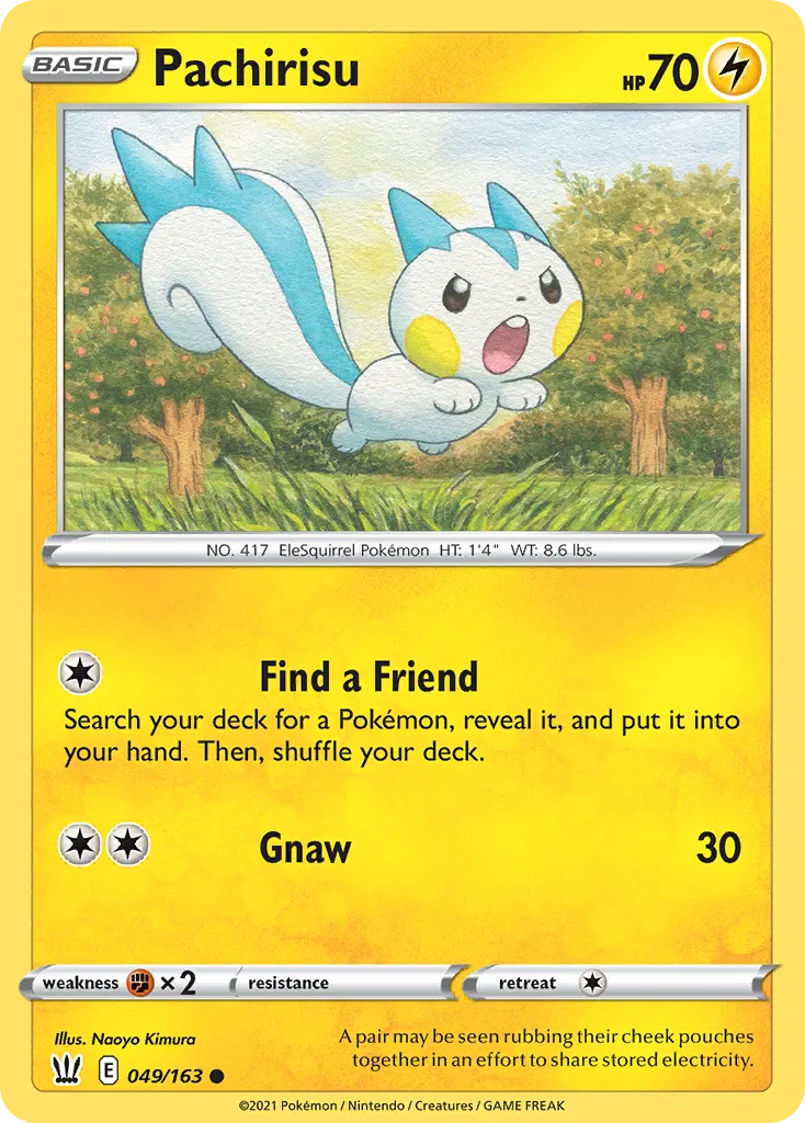 Pachirisu #49, Battle Styles Reverse Foil