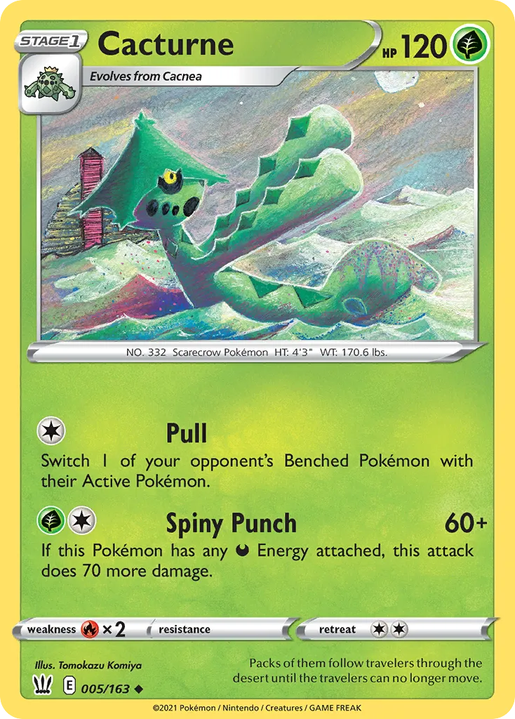 Cacturne #5, Battle Styles