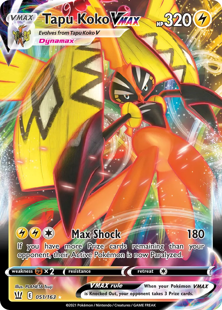 Tapu Koko VMAX #51, Battle Styles
