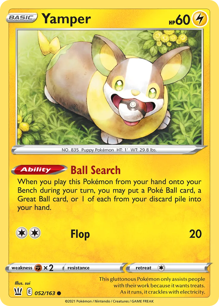 Yamper #52, Battle Styles Reverse Foil