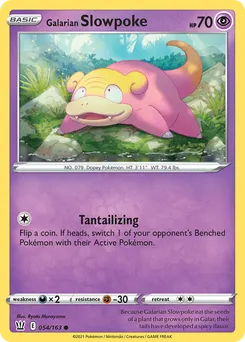 Galarian Slowpoke #54, Reverse Foil
