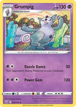 Grumpig #56, Reverse Foil