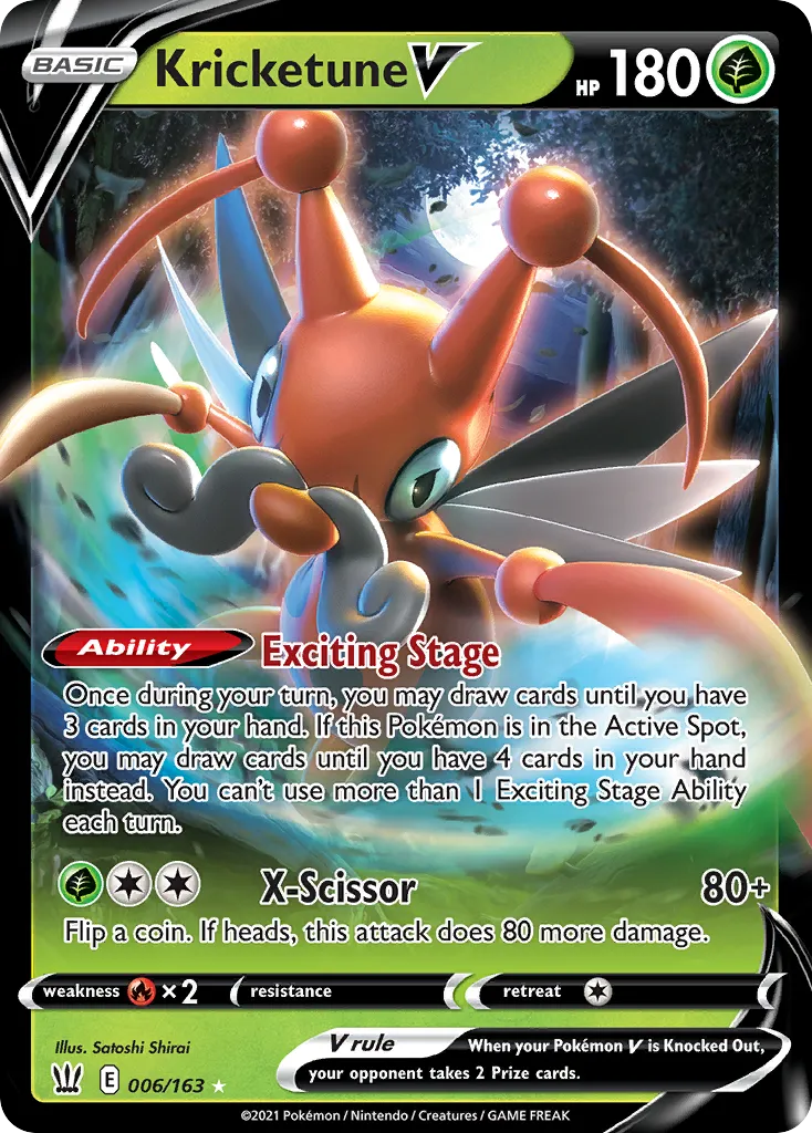 Kricketune V #6, Battle Styles