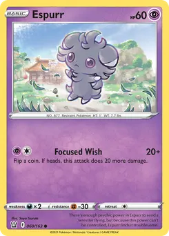 Espurr #60, Reverse Foil
