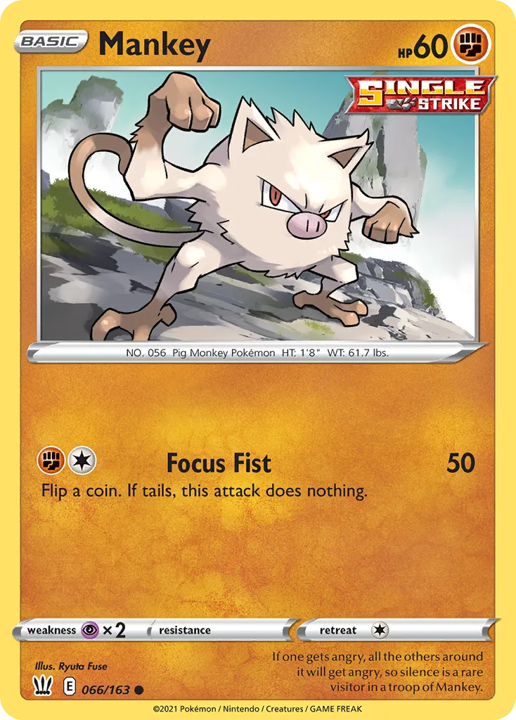 Mankey #66, Battle Styles