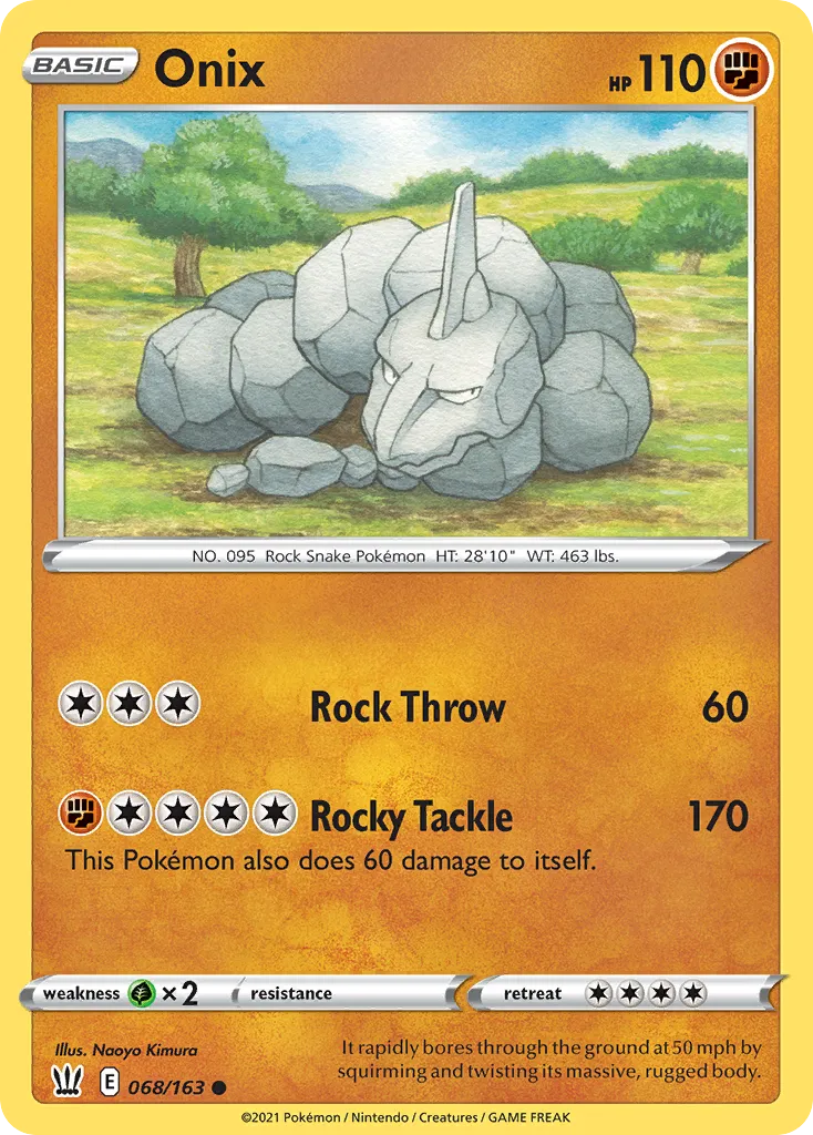 Onix #68, Battle Styles