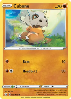 Cubone #69, Reverse Foil