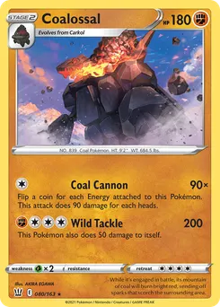 Coalossal #80, Reverse Foil