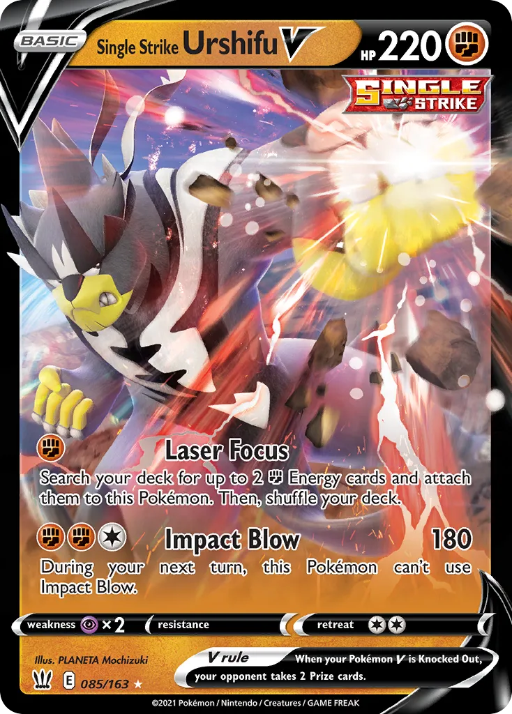 Single Strike Urshifu V #85, Battle Styles