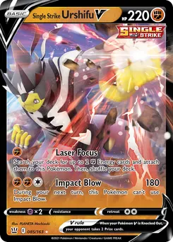 Single Strike Urshifu V #85, Standard