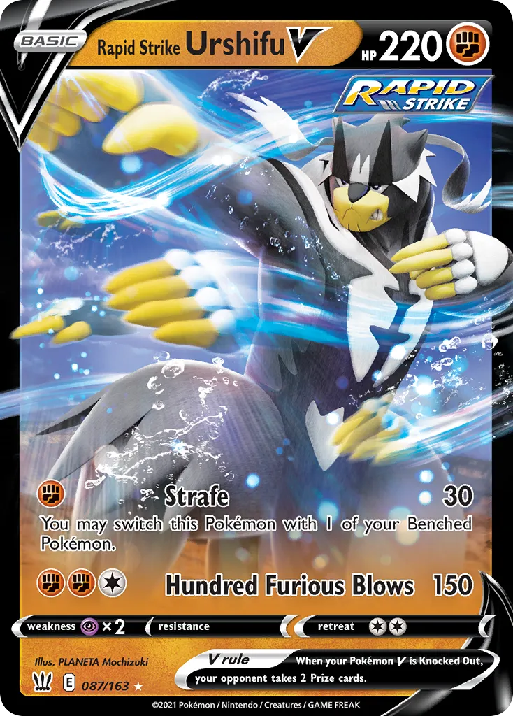 Rapid Strike Urshifu V #87, Battle Styles