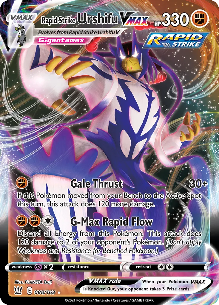 Rapid Strike Urshifu VMAX #88, Battle Styles