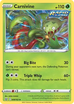 Carnivine #9, Reverse Foil