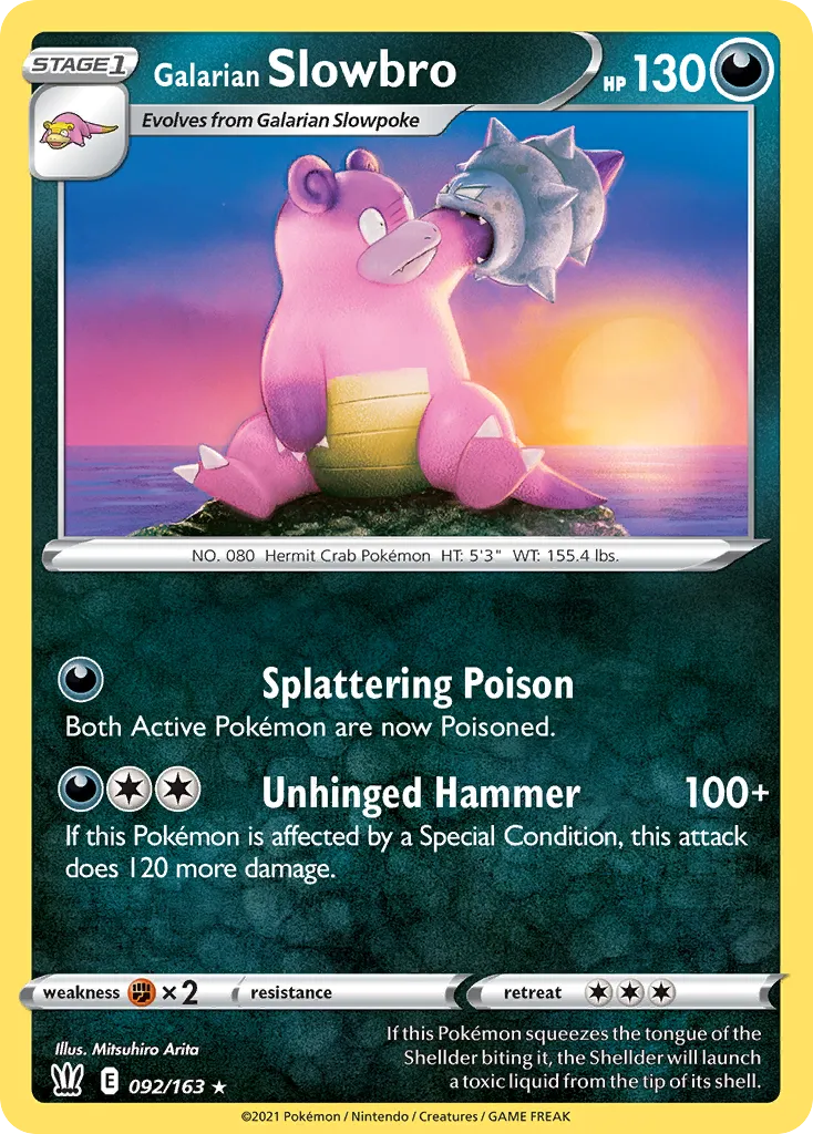 Galarian Slowbro #92, Battle Styles