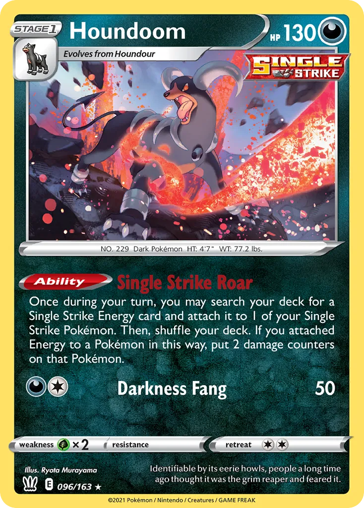 Houndoom #96, Battle Styles