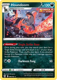 Houndoom #96, Reverse Foil