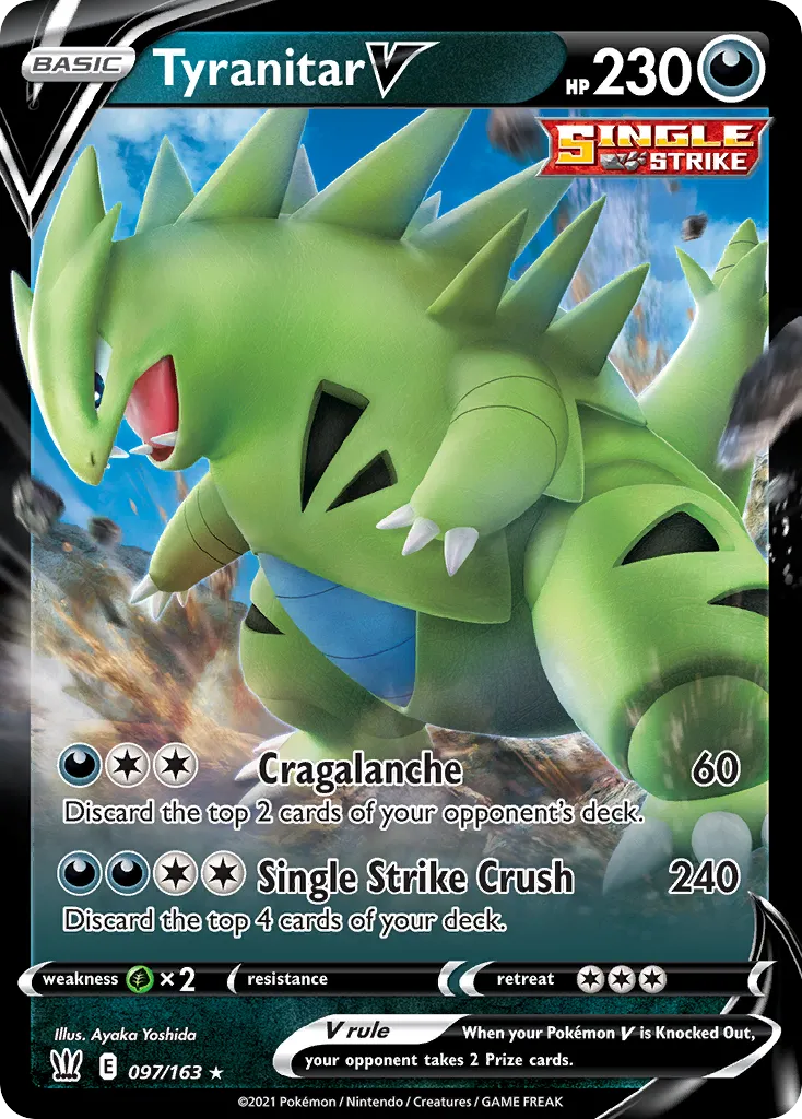 Tyranitar V #97, Battle Styles
