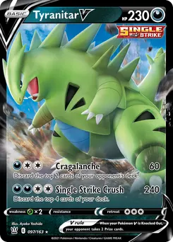 Tyranitar V #97, Standard