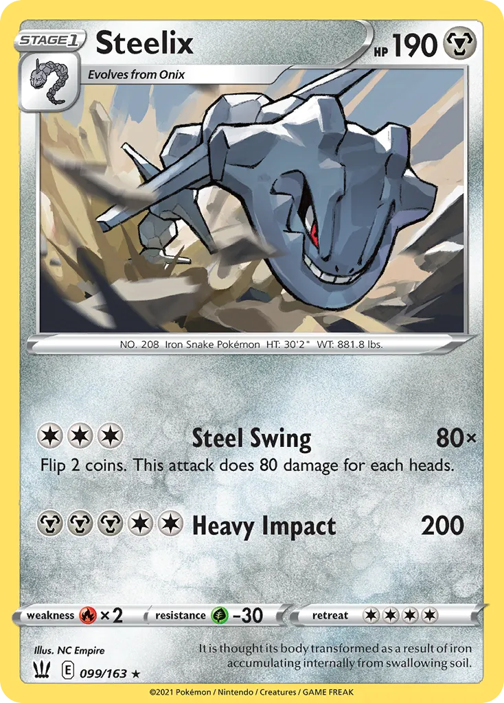 Steelix #99, Battle Styles