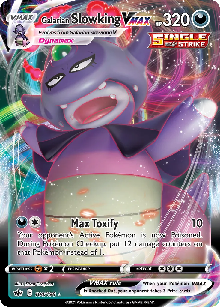 Galarian Slowking VMAX #100, Chilling Reign