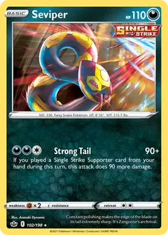Seviper #102, Reverse Foil
