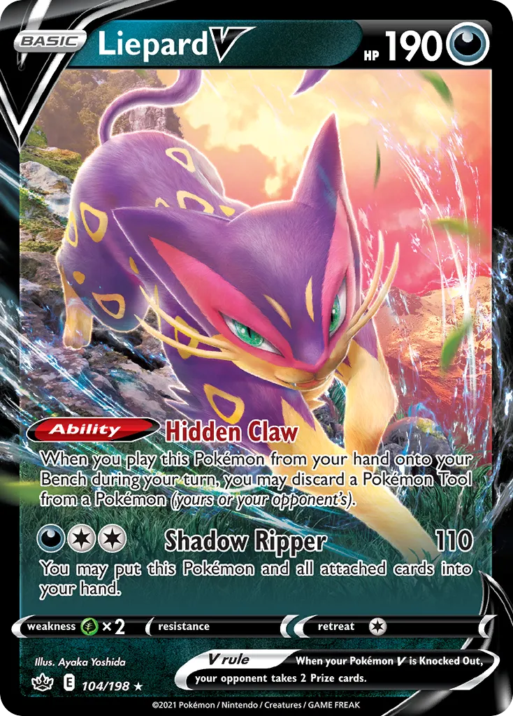 Liepard V #104, Chilling Reign