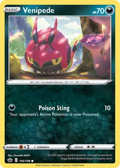 Venipede #105, Chilling Reign
