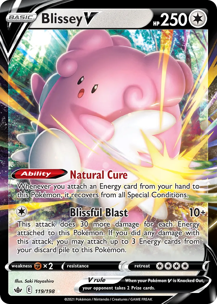 Blissey V #119, Chilling Reign