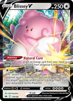 Blissey V #119, Standard