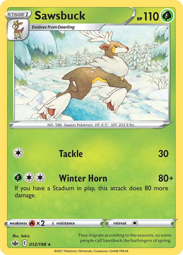Sawsbuck #12, Chilling Reign