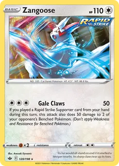 Zangoose #120, Chilling Reign
