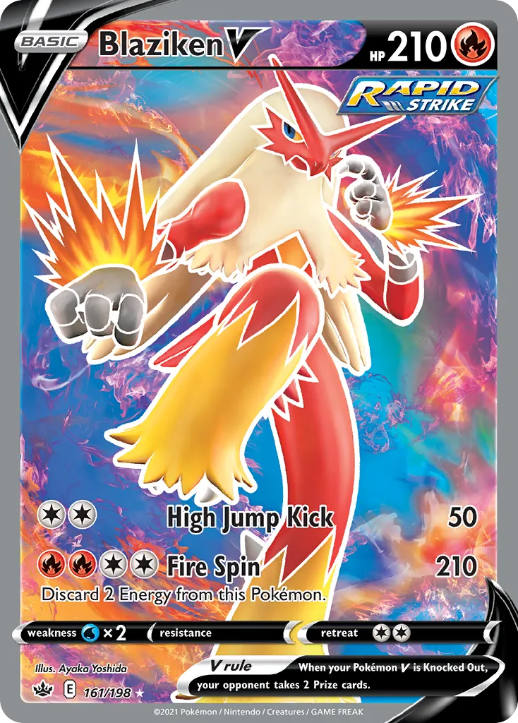 Blaziken V #161, Chilling Reign