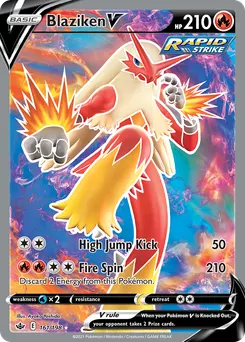 Blaziken V #161, Standard