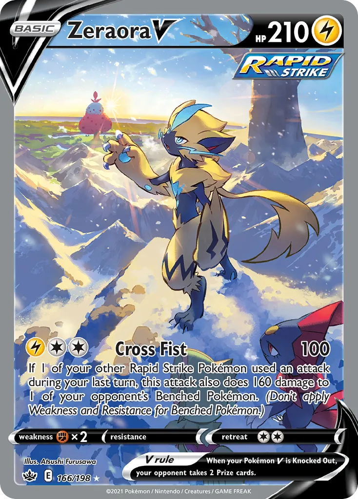 Zeraora V #166, Chilling Reign