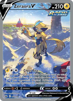 Zeraora V #166, Standard
