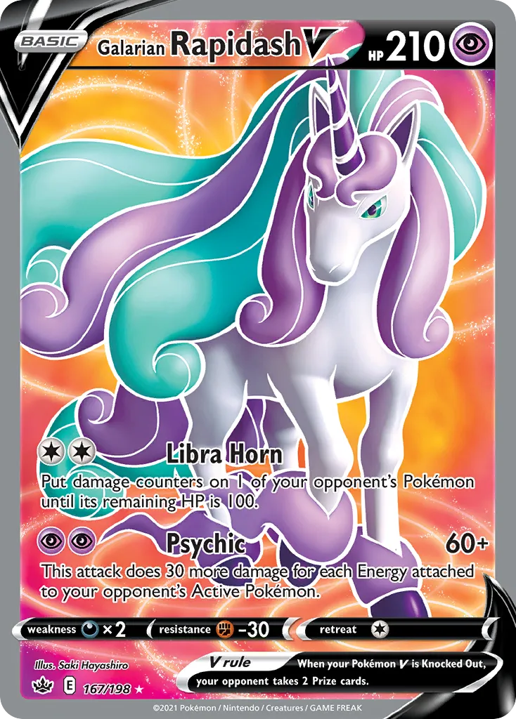 Galarian Rapidash V #167, Chilling Reign
