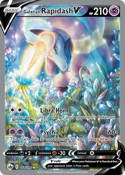 Galarian Rapidash V #168, Standard