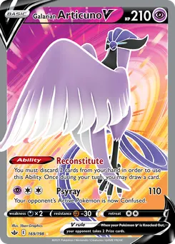 Galarian Articuno V #169, Standard