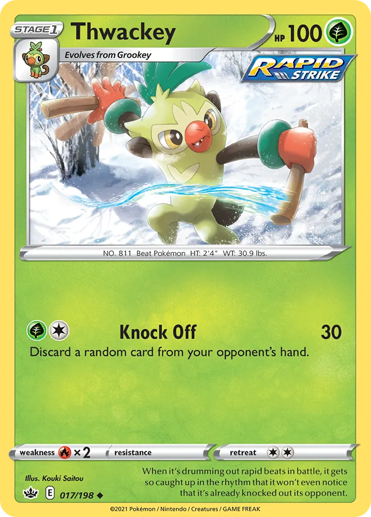 Thwackey #17, Chilling Reign Reverse Foil