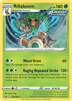 Rillaboom #18, Reverse Foil