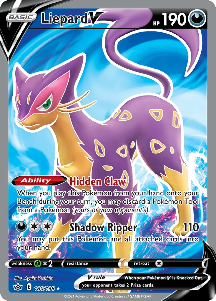 Liepard V #180, Chilling Reign