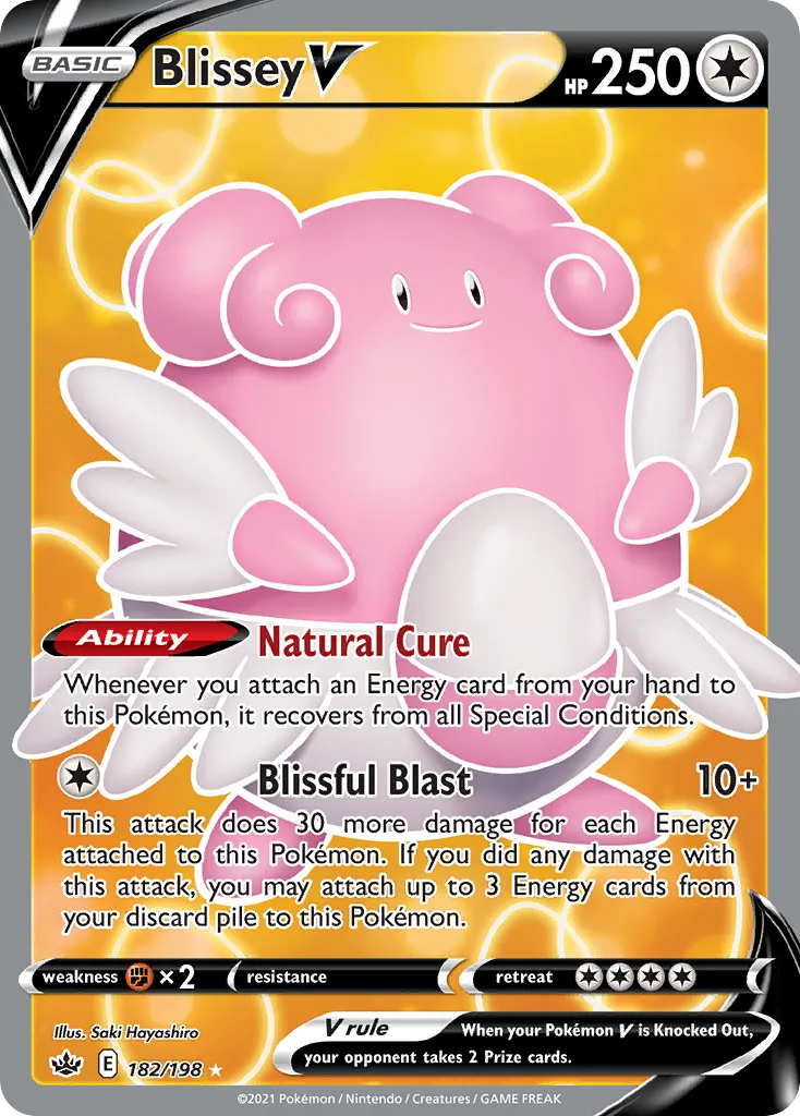 Blissey V #182, Chilling Reign