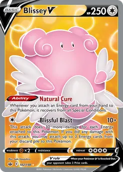 Blissey V #182, Standard